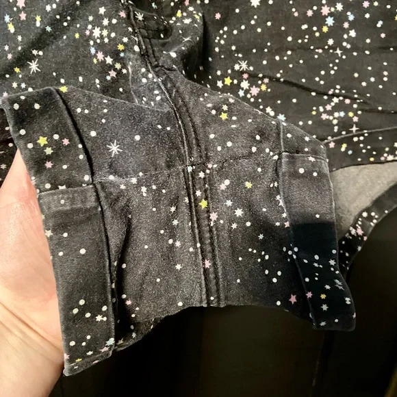 Blackheart Starry Black Jean Shorts - Picture 4 of 4